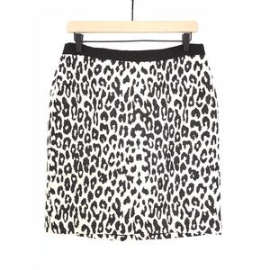 Ann Taylor Pencil Skirt Cheetah Leopard Pattern